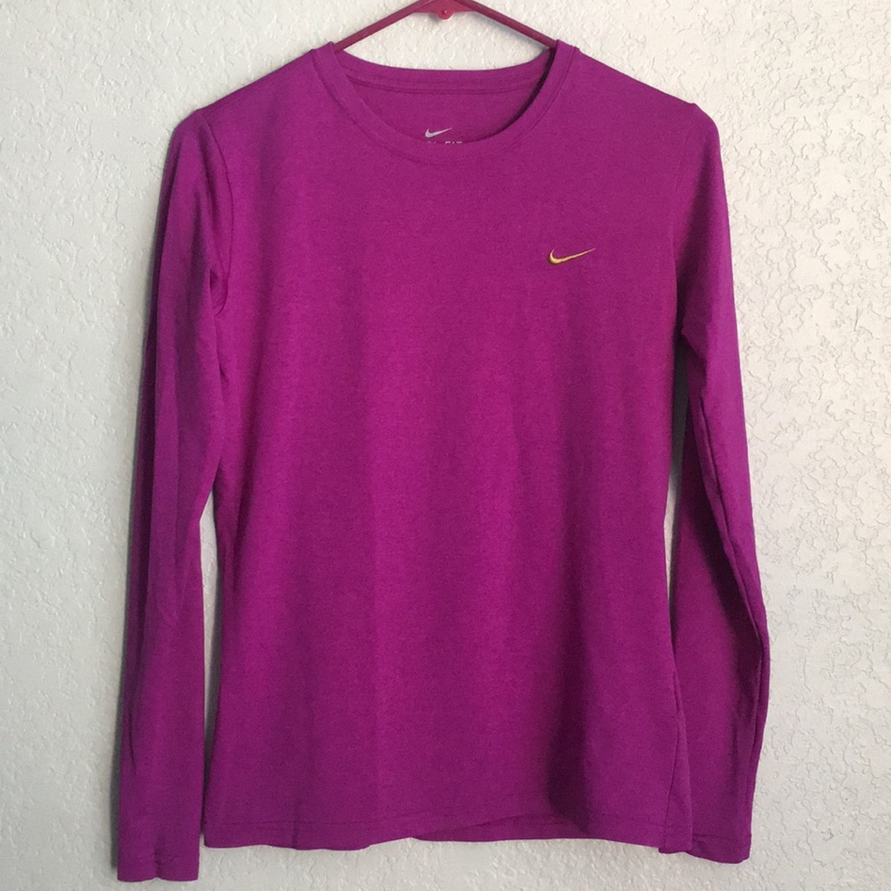 Nike long sleeve dri-fit running top